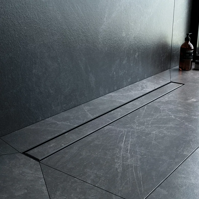 Душевой трап (лоток) AM.PM MasterFlow Tile 80 см, черный матовый Sancos — официальный сайт