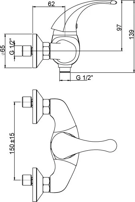 Смеситель для душа Paini Fiori F2CR511LMKM Sancos — официальный сайт
