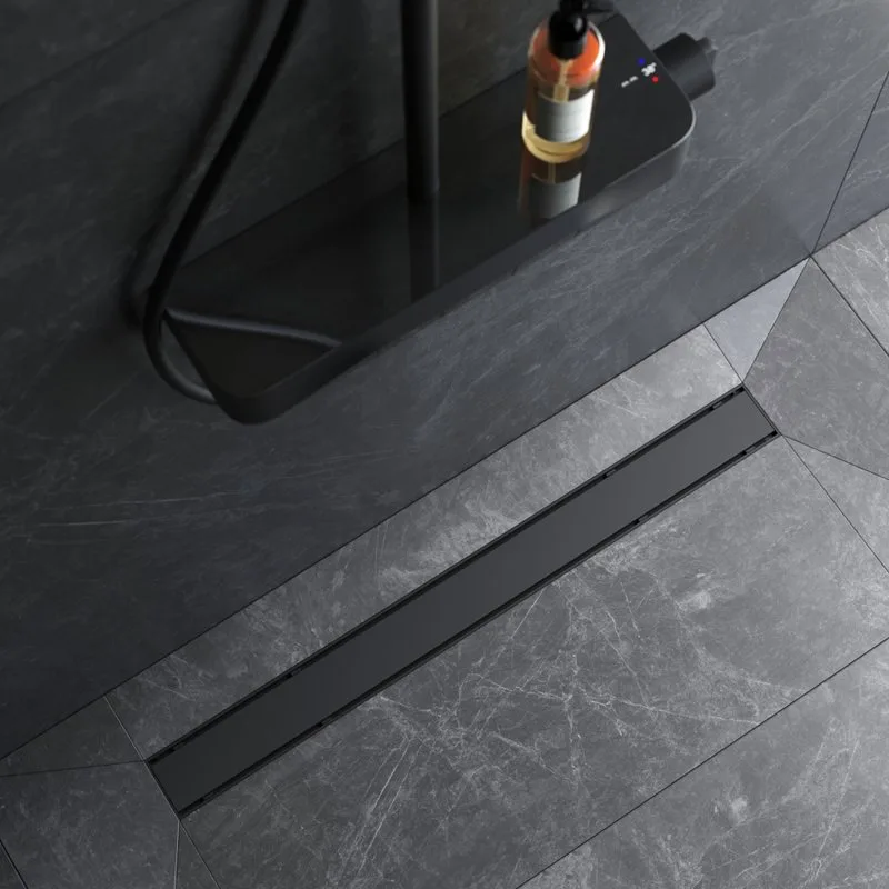Душевой трап (лоток) AM.PM PrimeFlow Tile 80 см, черный матовый Sancos — официальный сайт
