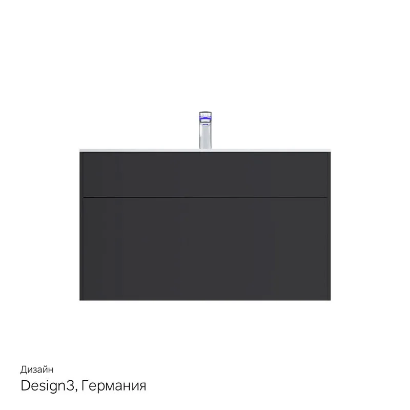 Тумба под раковину без столешницы AM.PM Inspire V2.0 100 графит матовый Sancos — официальный сайт
