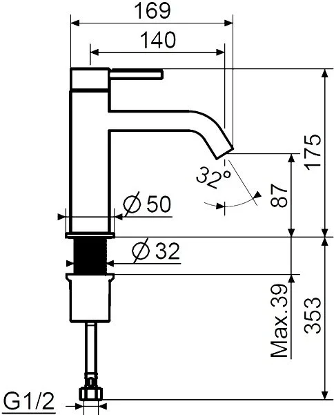 Смеситель для раковины Plumberia Selection Ixo XO0053OR золото 24 карат Sancos — официальный сайт