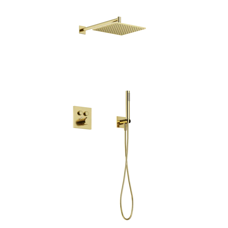 Душевой комплект Sancos Linn SC9022BG С ВНУТРЕННЕЙ ЧАСТЬЮ, брашированное золото, PVD покрытие Sancos — официальный сайт