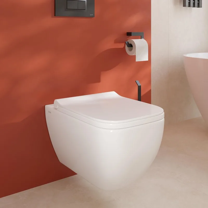 Унитаз подвесной VitrA Shift 7742B003-0075 405 с микролифтом, безободковый, глянцевый белый Sancos — официальный сайт