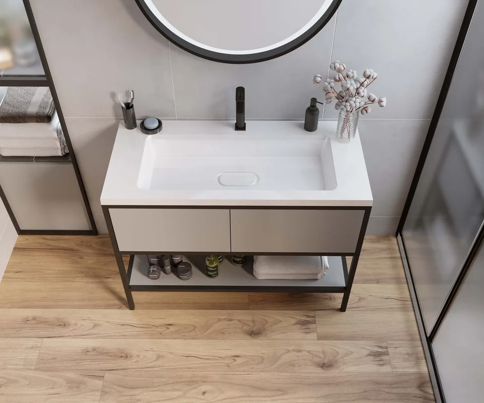Мебельная раковина Uperwood Modul 100 белая Sancos — официальный сайт