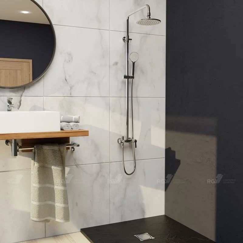 Душевая стойка RGW Shower Panels SP-31, хром Sancos — официальный сайт