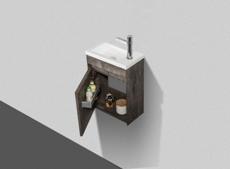 Тумба под раковину без столешницы BelBagno Pietra Mini 46 L stone Sancos — официальный сайт