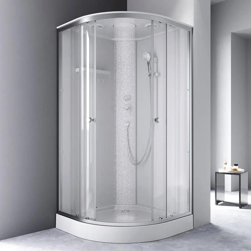 Душевая кабина AM.PM X-Joy W94C-401-100MT 100х100 см, низкий поддон, матовый хром Sancos — официальный сайт