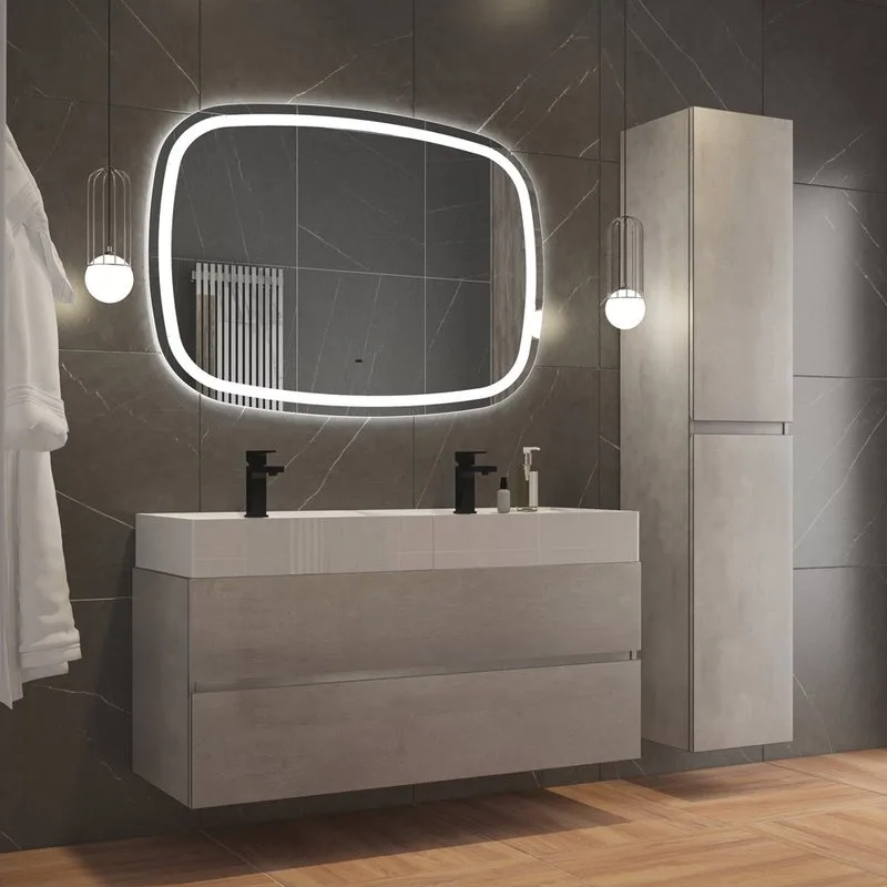 Зеркало Cezares Molveno 120х80 с подсветкой Sancos — официальный сайт