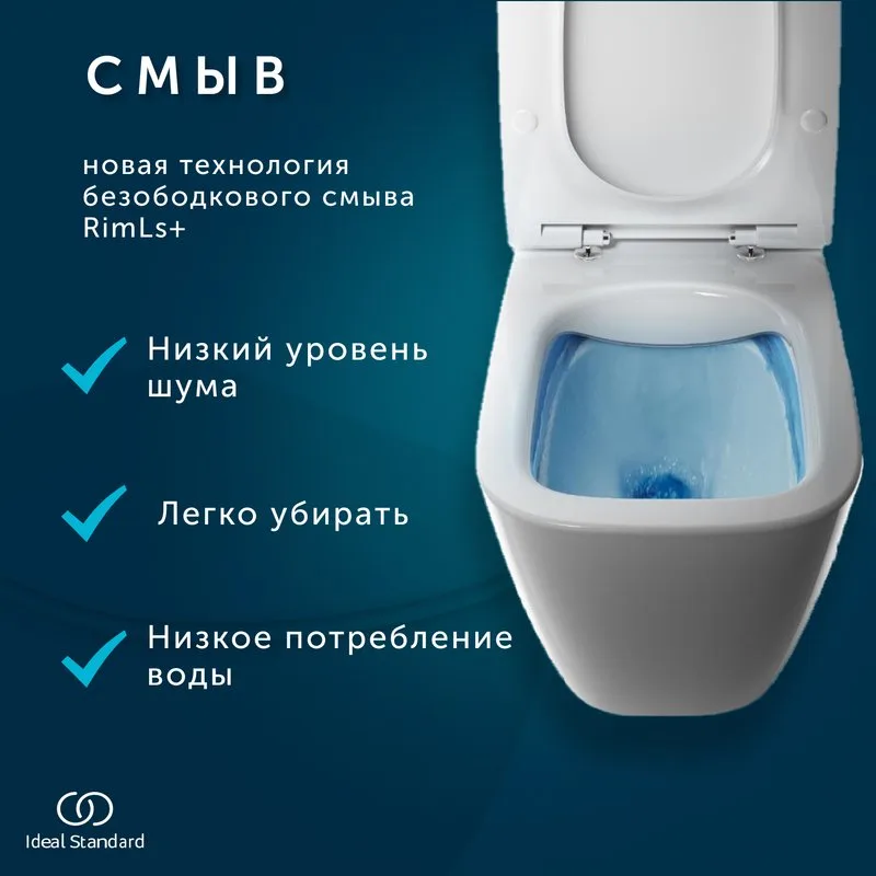 Унитаз подвесной Ideal Standard Tesi T536001 Sancos — официальный сайт