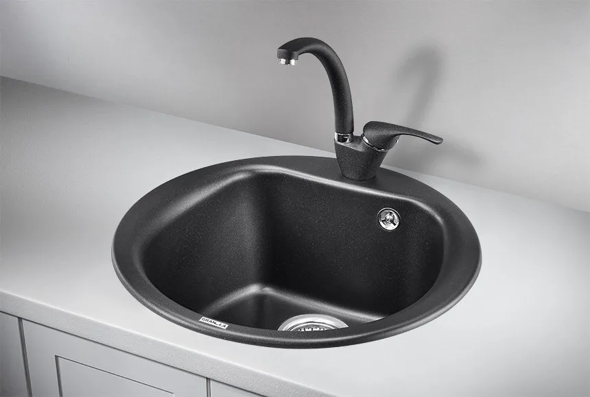 Мойка кухонная Granula 5101, шварц Sancos — официальный сайт