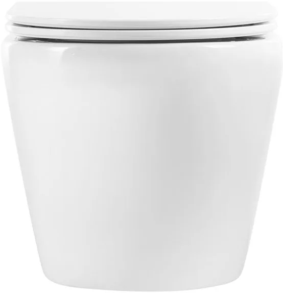 Унитаз подвесной BelBagno Sfera-r BB046CHR BB870SC с микролифтом, безободковый, глянцевый белый Sancos — официальный сайт