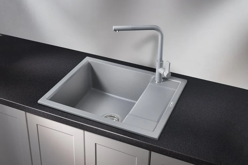 Мойка кухонная Granula 6002, алюминиум Sancos — официальный сайт