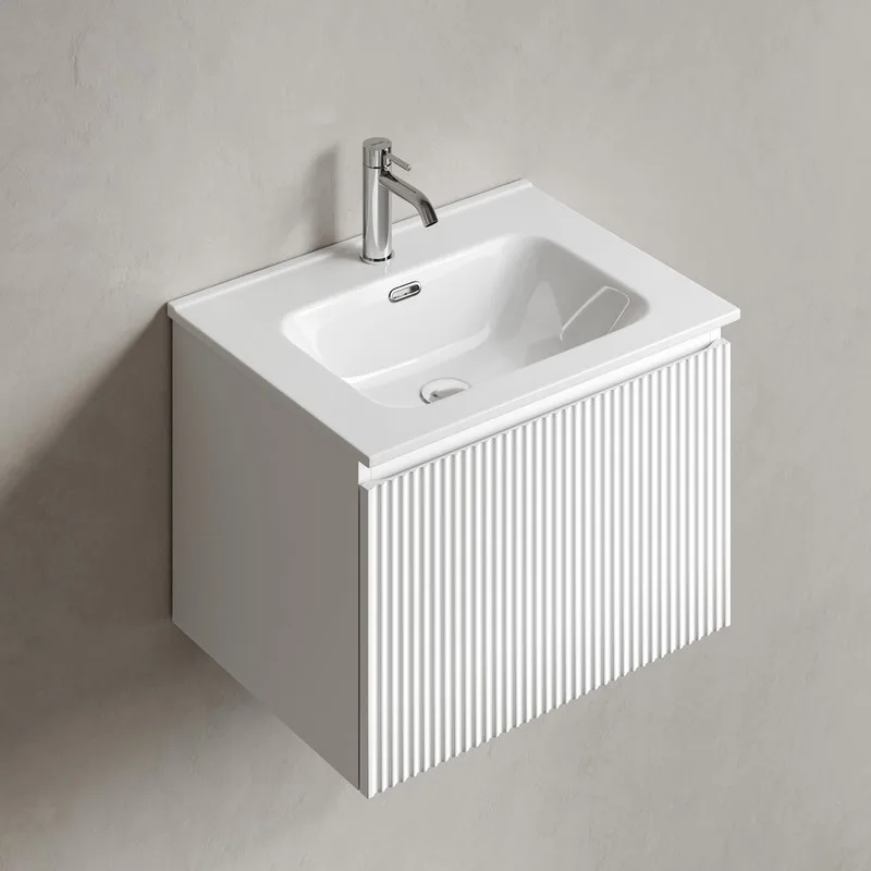 Тумба под раковину Sancos Snob R 1.0 60 подвесная Bianco (белый), SNR1.060W Sancos — официальный сайт
