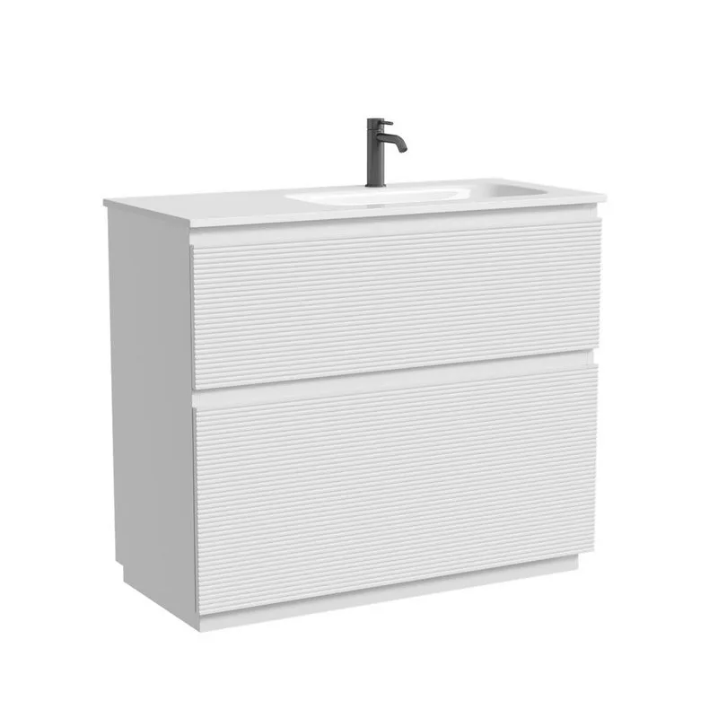 Тумба под раковину Sancos Folk Floor 100 напольная правая Bianco (белый), FL100FRW Sancos — официальный сайт