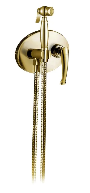 Гигиенический душ AltroBagno Beatrice 060113 Or со смесителем, С ВНУТРЕННЕЙ ЧАСТЬЮ, золото Sancos — официальный сайт