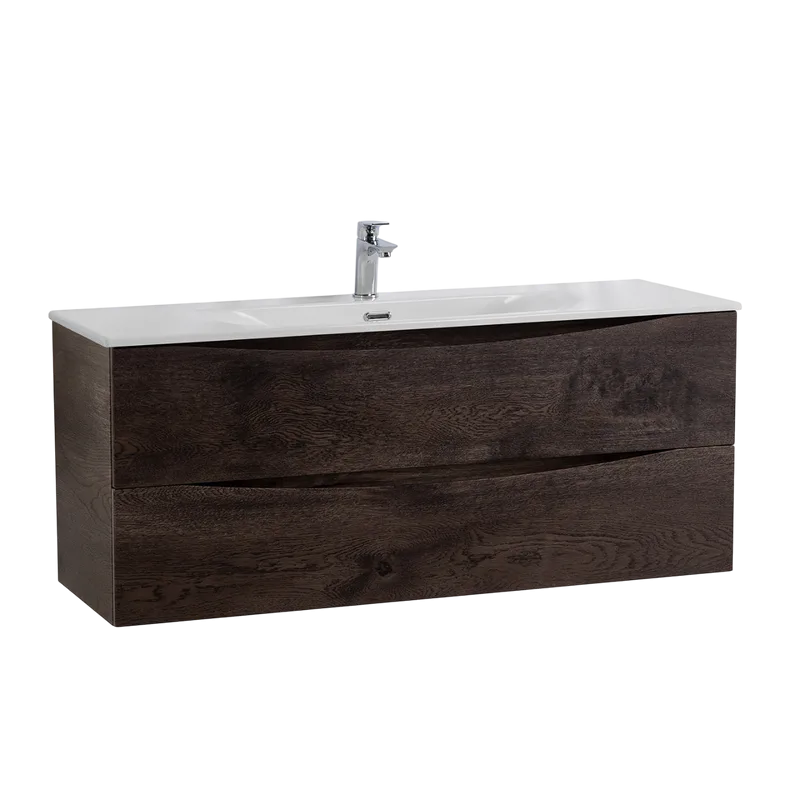 Тумба под раковину без столешницы BelBagno Marino-cer-n 120 подвесная, rovere nature grigio Sancos — официальный сайт
