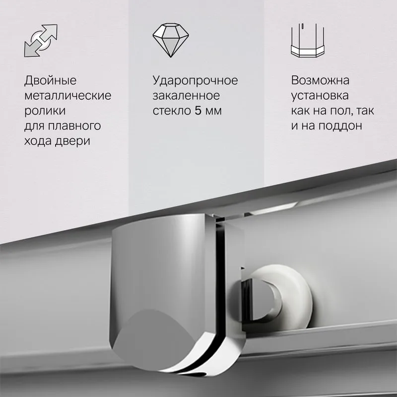 Душевой уголок AM.PM Gem W90G-401-080WT 80x80 Sancos — официальный сайт