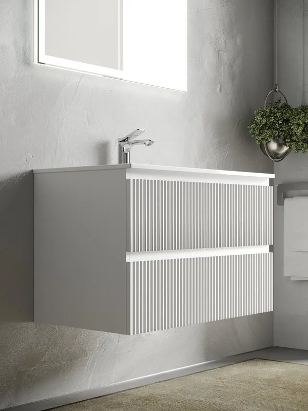 Тумба с раковиной Sancos Snob R 80 см, bianco Sancos — официальный сайт