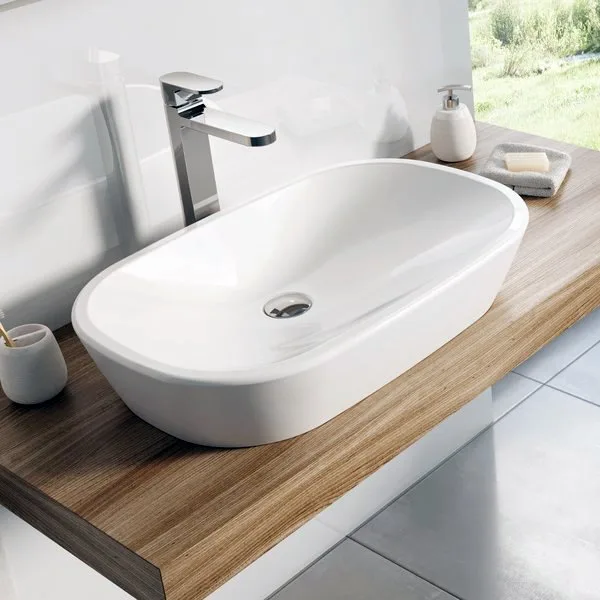 Накладная раковина Ravak Ceramic 600 O Sancos — официальный сайт