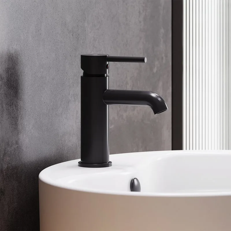 Смеситель для раковины Damixa Scandinavian Pure 360210300 черный Sancos — официальный сайт