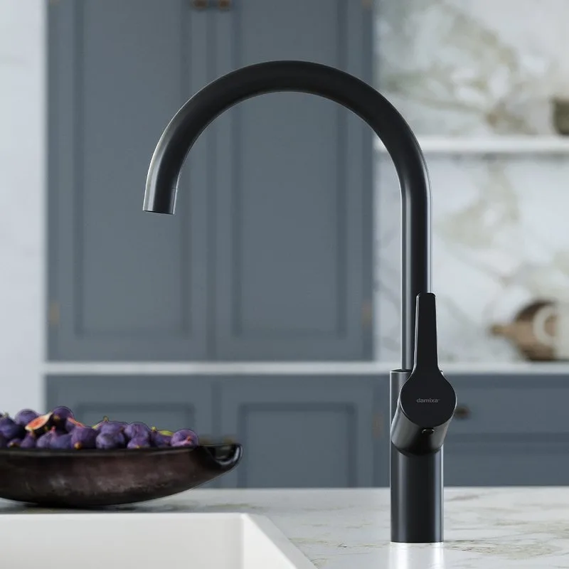 Смеситель для кухни Damixa Eclipse 310720300 чёрный Sancos — официальный сайт