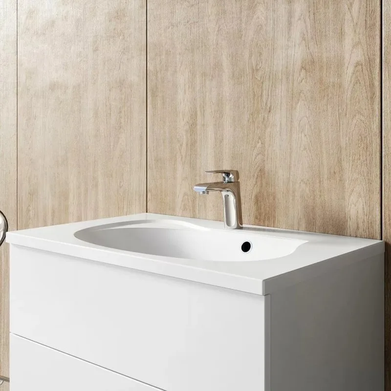Смеситель для раковины Ravak Flat X070118 нержавеющая сталь Sancos — официальный сайт