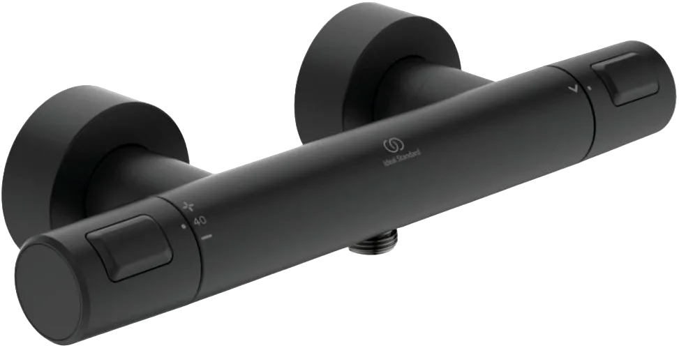 Термостатический смеситель Ideal Standard Ceratherm T25 A7201XG для душа, silk black Sancos — официальный сайт
