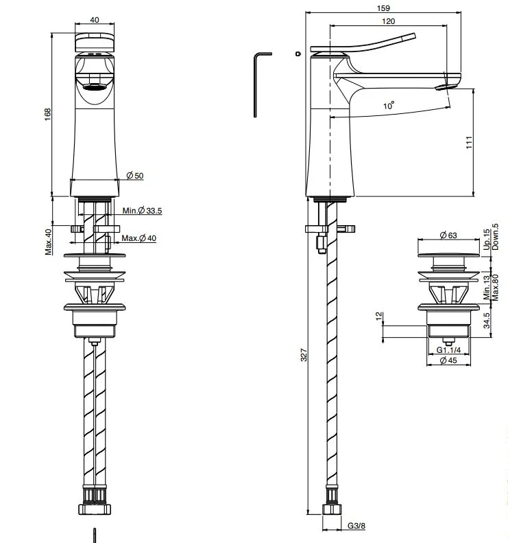 Смеситель для раковины Fima Carlo Frattini Flo F3801BS белый матовый Sancos — официальный сайт