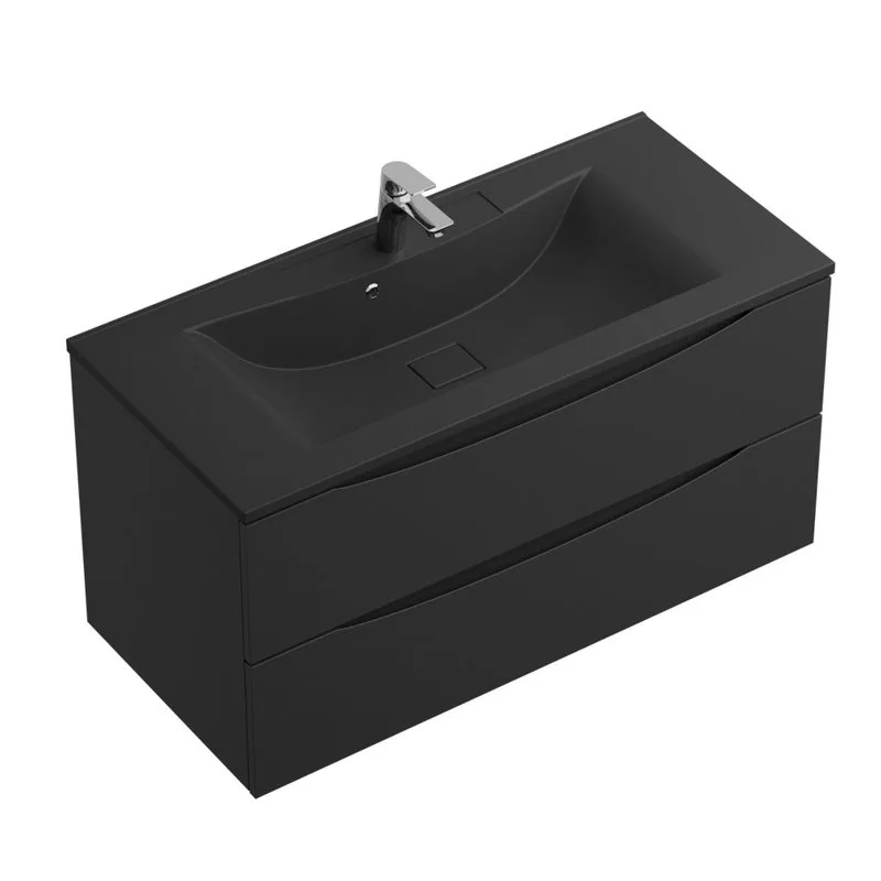 Тумба под раковину без столешницы BelBagno Marino 100 nero lucido Sancos — официальный сайт
