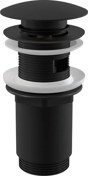 Донный клапан для раковины AlcaPlast A392 BLACK Sancos — Оригинал