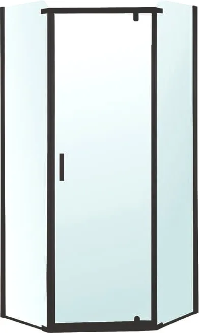 Душевой уголок Berges Solo 061106 90х90, профиль черный Sancos — официальный сайт