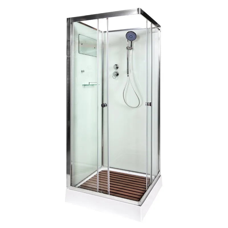 Душевая кабина DTO K401 100х100, профиль хром, стекло прозрачное Sancos — официальный сайт