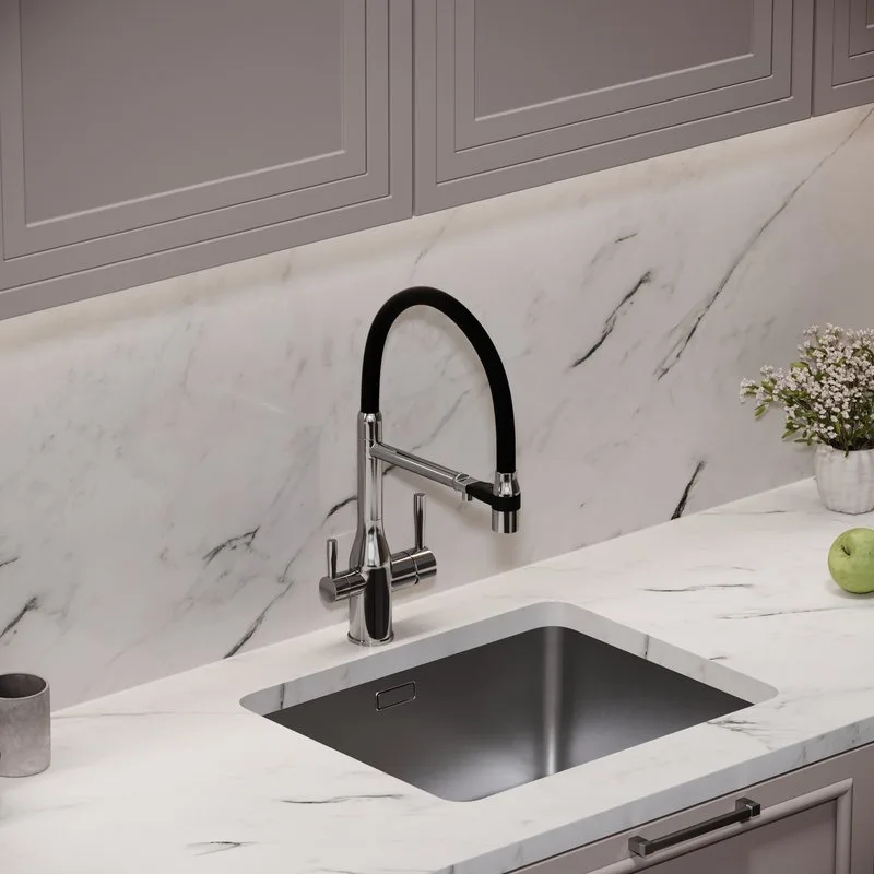 Смеситель для кухни Sancos Garda SC4009CH с гибким изливом, хром Sancos — официальный сайт