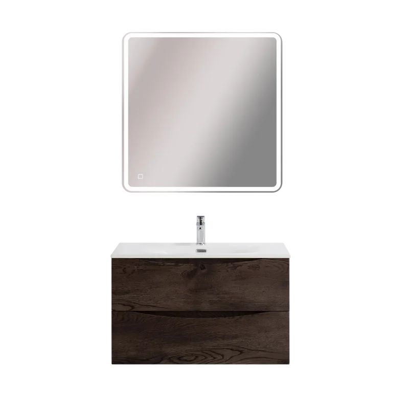 Тумба под раковину без столешницы BelBagno Marino-cer-mini 80 подвесная, rovere nature grigio Sancos — официальный сайт