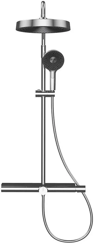 Душевая стойка AQUAme AQM8010CR, хром Sancos — официальный сайт