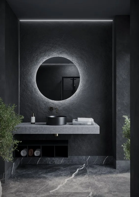Зеркало круглое Sancos Sfera SF900 90 см Sancos — официальный сайт
