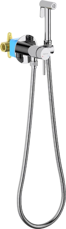 Гигиенический душ AQUATEK Европа AQ1021CR со смесителем, С ВНУТРЕННЕЙ ЧАСТЬЮ, хром Sancos — официальный сайт