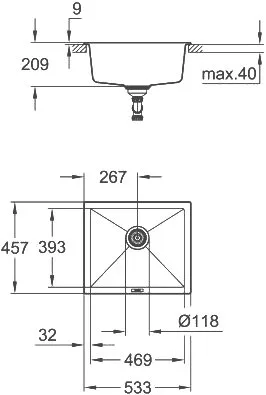 Мойка кухонная Grohe K700U 31654AP0 Sancos — официальный сайт