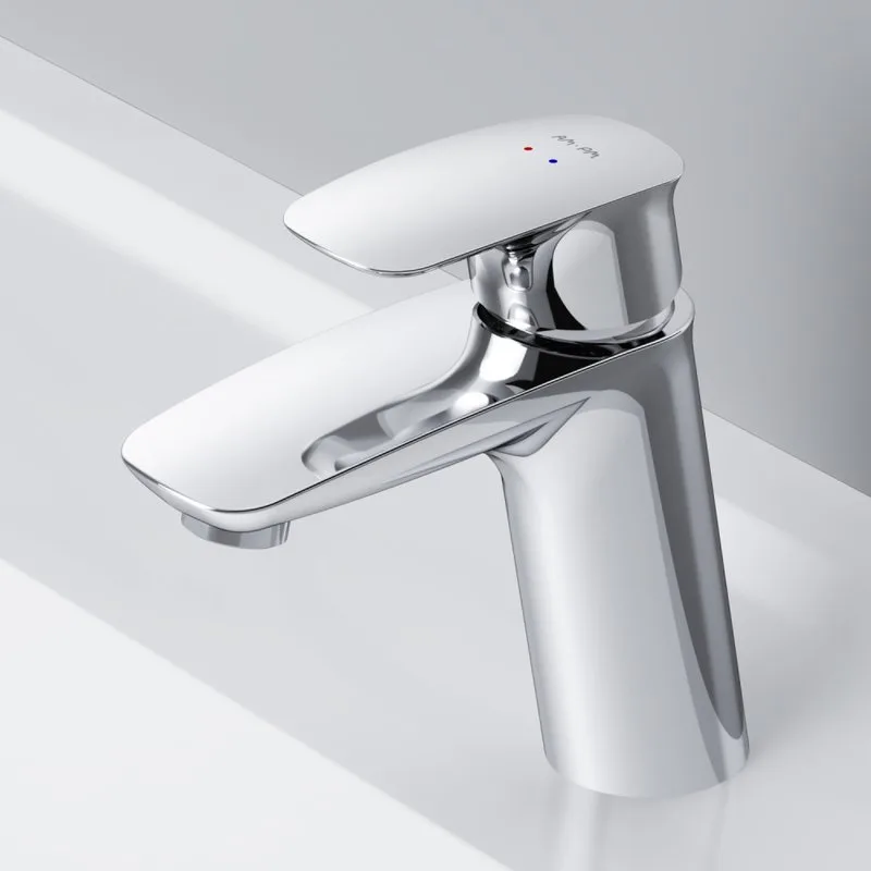 Смеситель для раковины AM.PM Spirit V2.1 F71A82100 с донным клапаном Sancos — официальный сайт