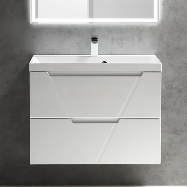Тумба под раковину без столешницы BelBagno Vittoria 80 подвесная, bianco opaco Sancos — официальный сайт