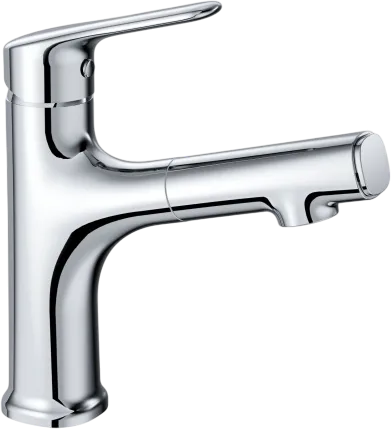 Смеситель для раковины Wonzon & Woghand WW-AE4151-CR с выдвижным изливом, хром Sancos — официальный сайт