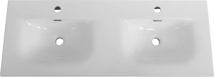 Мебельная раковина BelBagno BB-8099-120-2 глянцевая белая Sancos — официальный сайт