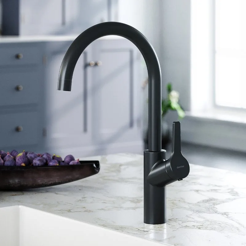 Смеситель для кухни Damixa Eclipse 310720300 чёрный Sancos — официальный сайт