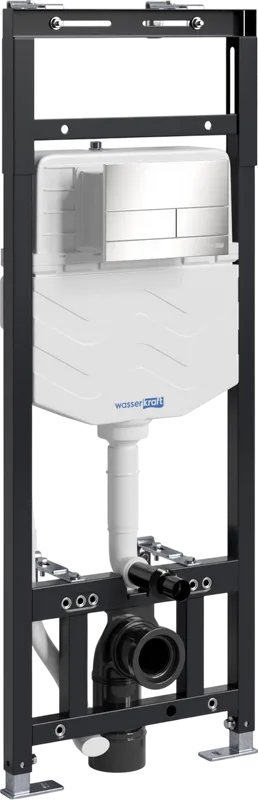 Система инсталляции для унитазов Wasserkraft Alme 15TLT.010.ME.BN04, с кнопкой смыва никель Sancos — официальный сайт