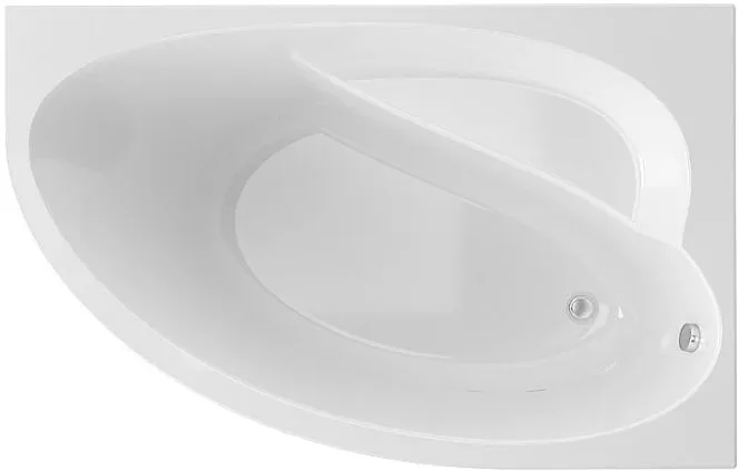 Акриловая ванна Timo Iva 1610 R без опоры 160x100 см, угловая, правая, пристенная, белая Sancos — официальный сайт