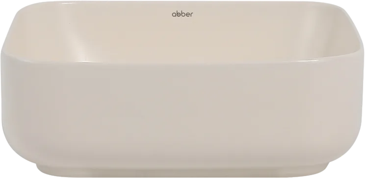 Накладная раковина Abber Rechteck AC2211MBE матовая светло-бежевая Sancos — официальный сайт