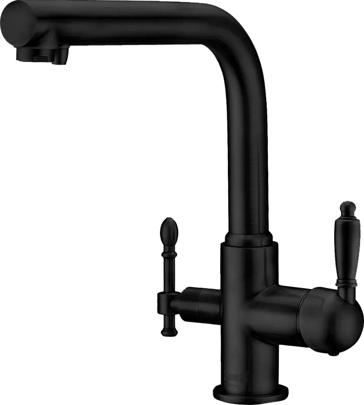 Смеситель для кухни Zorg Sanitary ZR 313 YF-33 BLACK Sancos — официальный сайт