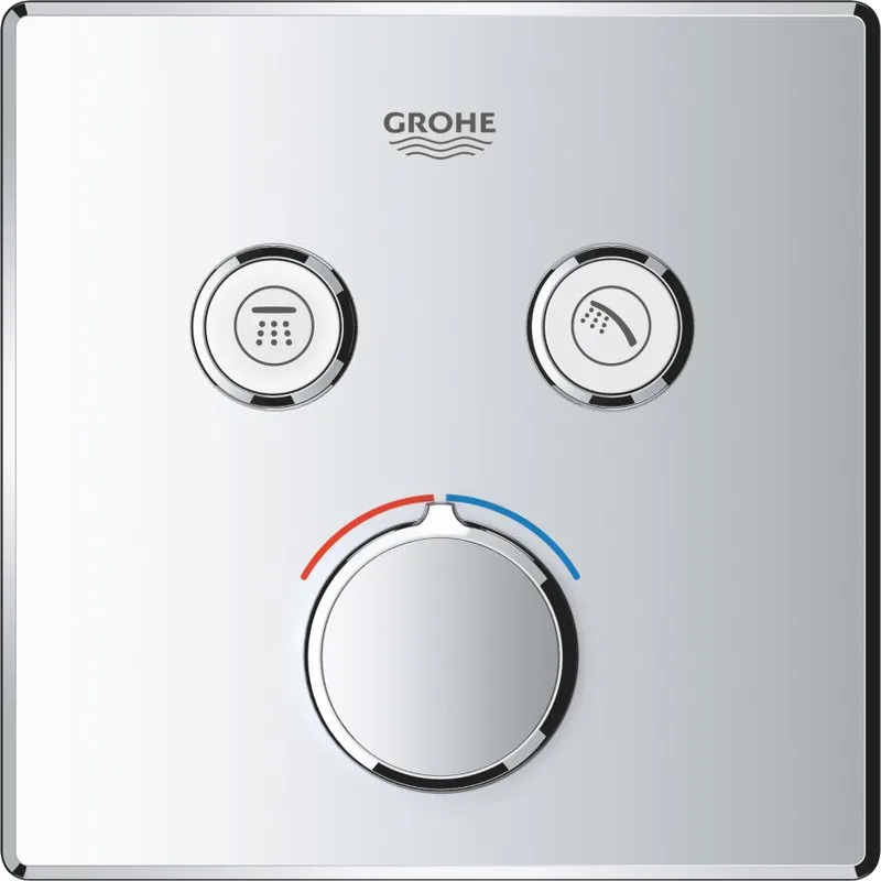 Встраиваемый смеситель Grohe Grohtherm SmartControl 29148000 Sancos — официальный сайт