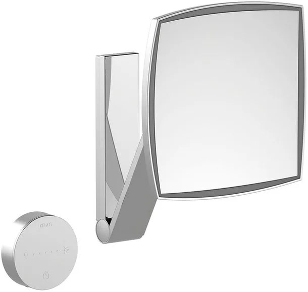 Косметическое зеркало Keuco iLook Move 17613 019002 с подсветкой, телескопическое, поворотное, хром Sancos — официальный сайт