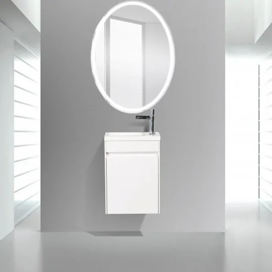 Тумба под раковину без столешницы BelBagno Pietra Mini 40 L bianco lucido Sancos — официальный сайт